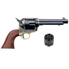 Uberti 1873 Cattleman II 5.5" Brass Dual Cylinder 9MM/.357 MAG 6RD Single Action Revolver with Retractable Firing Pin - 356212