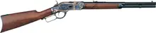 Uberti 1873 Lever Action Rifle - .357 Magnum, 18" Half-Octagonal Barrel, 10+1 Round, Case-Hardened Frame & Lever, Brown