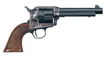 Uberti 1873 El Patron Cattleman, .357 Mag, 5.5" Barrel, 6rd Revolver with Checkered Walnut Grips and Blued Case-Hardened Frame