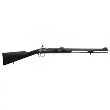 Traditions Deerhunter R3200850 Flintlock Rifle .50 Caliber 24" Blued Barrel with Black Synthetic Stock