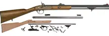 Traditions Deerhunter 50 Cal Percussion Rifle Kit with 24" Stainless Octagon Barrel and Unfinished Hardwood Stock - KRC53008
