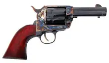 Traditions 1873 Frontier SAT73005 Single Action .357 Mag Revolver with 3.5" Blued Barrel, Color Case Hardened Steel Frame & Walnut Navy Size Grip
