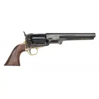 Traditions 1851 Navy .44 Caliber Black Powder Steel Revolver with 7.5-Inch Blued Octagonal Barrel and Walnut Grip