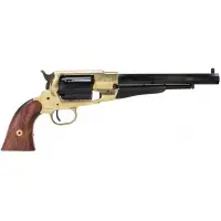 Traditions 1858 Army .44 Caliber Revolver with Brass Frame, Blued Barrel & Cylinder, and Walnut Grip