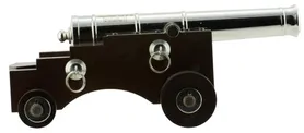Traditions Mini Old Ironsides .50 Cal Breech Cannon with 9" Nickel Barrel and Hardwood Stock - CN8041