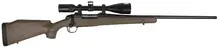 Bergara B-14 Hunter 308 Win, 22" Barrel, Green Speckled with SoftTouch Molded Fixed Stock, Matte Blued, Right Hand - B14S101
