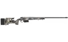 Bergara B-14 HMR Wilderness Bolt Action Rifle, .300 Winchester Magnum, 26" Barrel, Woodland Camo, Mini-Chassis, 5 Rounds - B14LM361