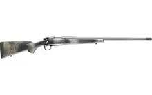 Bergara B-14 Ridge Wilderness 300 Win Mag 24" Bolt Action Rifle with Woodland Camo Synthetic Stock and Threaded Barrel (B14LM511)