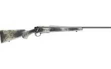 Bergara B-14 Wilderness Hunter Bolt Action Rifle, 300 Win Mag, 24" Barrel, Sniper Gray Cerakote, Woodland Camo Stock - B14LM111