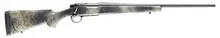 Bergara B-14 Wilderness Hunter Bolt Action Rifle, .308 Win, 22" Sniper Gray Cerakote Barrel, Woodland Camo Soft Touch Stock - B14S111