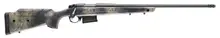Bergara B-14 Terrain Wilderness 28 Nosler Bolt Action Rifle with 26" Threaded Barrel, Woodland Camo Molded Mini-Chassis Stock, 5 Rounds - B14LM5610