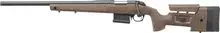 Bergara B-14 HMR Left-Handed Bolt Action Rifle, .308 Winchester, 20" Threaded Barrel, Graphite Black Cerakote, Brown Speckled Mini-Chassis Stock, 5-Rounds