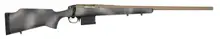 Bergara Premier Approach Rifle, 300 PRC, 24" Barrel, Flat Dark Earth Cerakote, Woodland Camo Stock, 5+1 Round Capacity, Right Hand