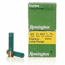 REMINGTON EXPRESS LONG RANGE .410 SHOTSHELL 25 ROUNDS 2 1/2" #7.5 LEAD 1/2 OUNCE 20747