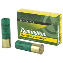 Remington Express Magnum 12 Gauge 3" 00 Buckshot 15 Pellets 5 Shotshells