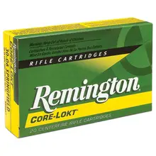 Remington Core-Lokt .30-06 Springfield 180gr Pointed Soft Point Ammo, Box of 20 Rounds - R30065