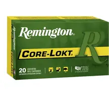Remington Core-Lokt .308 Winchester 180 Grain Pointed Soft Point (PSP) Ammunition, Box of 20 Rounds