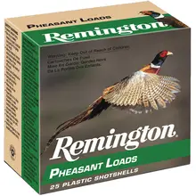 Remington Pheasant Loads 12 Gauge 2-3/4" 1-1/4oz #5 Shotshells, 25 Count Box
