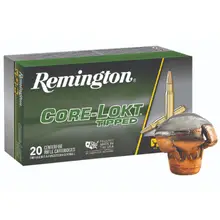 Remington Core-Lokt Tipped .308 Winchester Ammunition, 150 Grain, 20 Rounds