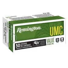 Remington UMC 300 AAC Blackout 150gr FMJ Ammunition, 50 Rounds