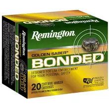 Remington Golden Saber Bonded .357 SIG 125 GR BBJHP Ammunition, 20 Box - GSB357SBB