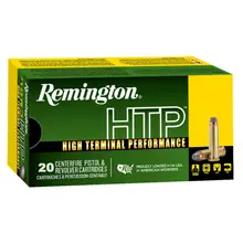Remington HTP .380 ACP 88 Grain JHP Ammunition, 990 FPS