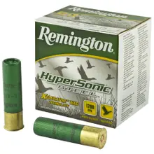 Remington Hypersonic Steel 12 Gauge 3.5" 1-3/8 oz #2 Shot Ammunition, 1700 FPS, Bulk Case of 250 Rounds/Shells