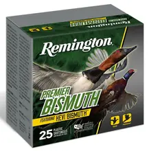 Remington Premier Bismuth 12 Gauge 3" Shell #2 Lead Shot 1-3/8 Ounce Ammo - 25 Rounds Box
