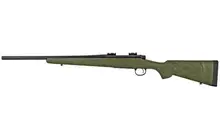 Remington 700 American Hunter 6.5 Creedmoor 20" Bolt Rifle with Fixed Bell & Carlson Green/Black Spiderweb Stock