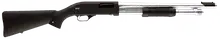 Winchester SXP Marine Defender 12 Gauge Pump Action Shotgun, 18" Barrel, 3" Chamber, 5+1 Capacity, Matte Black/Chrome Finish