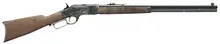 Winchester Model 1873 Sporter 357 Mag/38 Special, 24" Octagon Barrel, Case Hardened, Satin Walnut Straight Grip Stock, 14+1 Capacity, Right Hand Lever Action Rifle