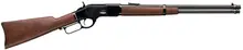 Winchester Model 1873 Carbine Lever Action Rifle - 357 Magnum/38 Special, 20" Barrel, 10+1 Capacity, Brushed Polish Blued, Black Walnut Stock