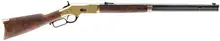 Winchester 1866 Deluxe Octagon 44-40 Lever Action, Grade IV/V Walnut Stock, Blued Barrel/Brass Receiver