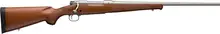 Winchester Model 70 Featherweight 308 Win, 5+1, 22" Stainless Steel Barrel, Satin Walnut Stock - 535234220