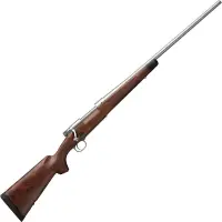 Winchester Model 70 Super Grade Stainless Bolt Action Rifle, .243 Win, 22" Barrel, Satin Walnut Stock, 5 Rounds