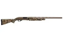 Winchester SXP Hybrid Hunter 12 Gauge Pump Action Shotgun - 26" Barrel, 3.5" Chamber, 4 Rounds, Mossy Oak Shadow Grass Habitat Camo/Flat Dark Earth Finish