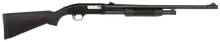 Mossberg Maverick 88 Slug 12 Gauge Pump Action Shotgun with 24" Barrel, 3" Chamber, 5+1 Rounds, Adjustable Rifle Sights, and Black Synthetic Stock - Model 31017