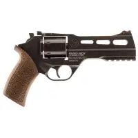 CHIAPPA FIREARMS Rhino 50DS 357 Mag 5" 6rd Revolver - Black w/ Walnut Grips