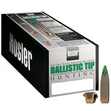 Nosler 6.5mm (.264) 140gr Spitzer Ballistic Tip Hunting Bullets, 50 Count - 26140