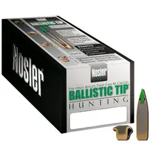 Nosler 7mm .284 140gr Ballistic Tip Hunting Spitzer Bullets, 50 Count - 28140