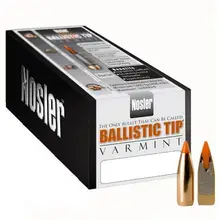 Nosler .204 Caliber 32 Grain Ballistic Tip Varmint Rifle Bullets, .204" Diameter, 100 Count