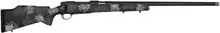 Nosler M48 Long-Range Carbon 300 Win Mag 4+1 26" Sniper Gray Cerakote Elite Midnight Camo Manners MCS-T Elite Tac Stock Right Hand