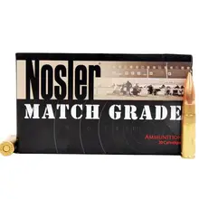 Nosler Match Grade 300 AAC Blackout 220 Grain Hollow Point Boat Tail Ammo, Box of 20 - Custom Competition 51275