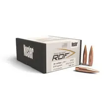Nosler RDF .30 Caliber .308" 210 Grain Hollow Point Boat Tail Rifle Bullet, 100 Count - 53434