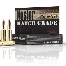 Nosler Match Grade .308 Win 168gr Custom Competition HPBT Ammunition, 20 Round Box