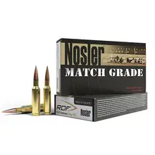 Nosler Match Grade 6.5 Creedmoor 140gr RDF HPBT Ammunition, 20 Rounds - 60115