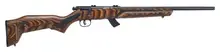 Savage Arms Mark II Minimalist .22 LR Bolt Action Rifle with 18" Threaded Barrel, 10 Rounds, Natural Brown Laminate Stock, Matte Black Finish - 26737