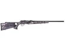 Savage Arms A22 22LR 20" Bolt Rifle with Fluted Heavy Barrel and Laminate Thumbhole Stock