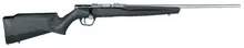 Savage Arms B22 Magnum FVSS Bolt Action Rimfire Rifle, .22 WMR, 21" Heavy Barrel, 10+1 Rounds, Matte Stainless Steel, Matte Black Synthetic Stock