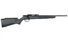 Savage Arms B17 FV-SR Bolt Action Rimfire Rifle, .17 HMR, 16.25" Heavy Threaded Barrel, 10 Rounds, Synthetic Stock, Matte Black Finish